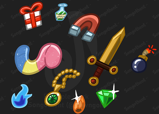 Asset icons Showoff