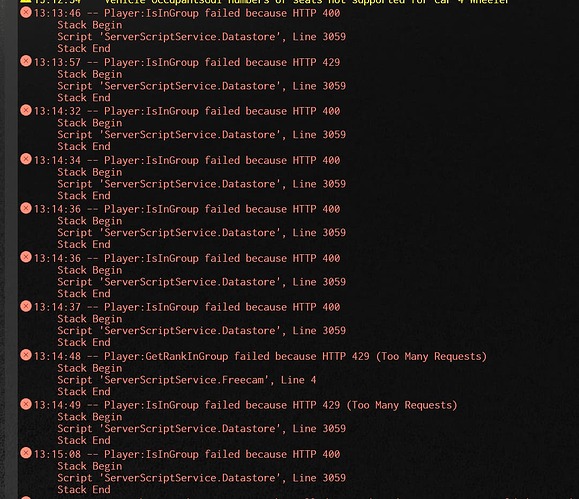 Group-related API Calls Failing Sporadically - Engine Bugs - Developer ...