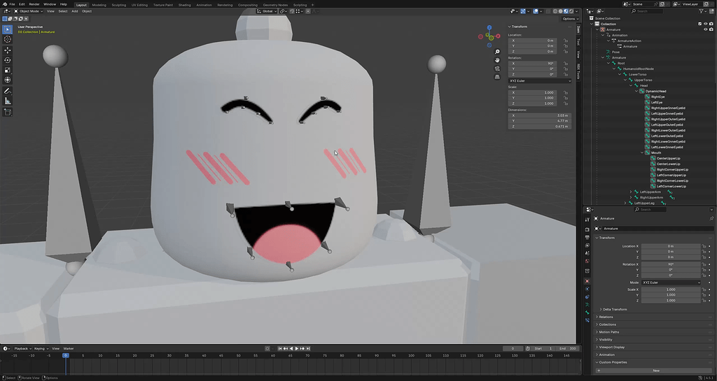 Dynamic Head Animation Dynamic Head Facial Animations Look Wrong After Importing to Roblox ...