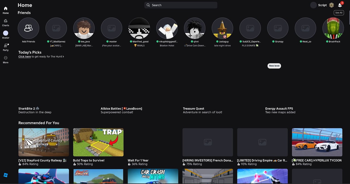 Unable to load game thumnails and friends icons on roblox app - Roblox ...