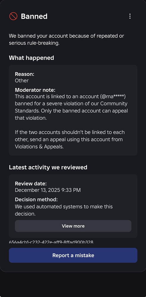 AI "automated system" falsely terminating thousands of accounts for ...