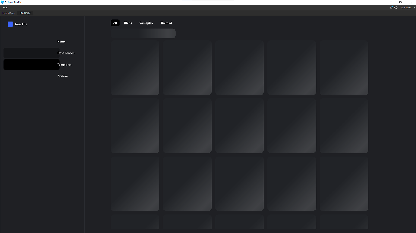 Broken Interface, Start page - Studio Bugs - Developer Forum | Roblox