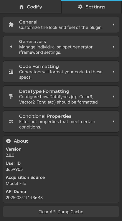 Codify - Convert anything to Luau, TypeScript, Vide, Fusion, React ...