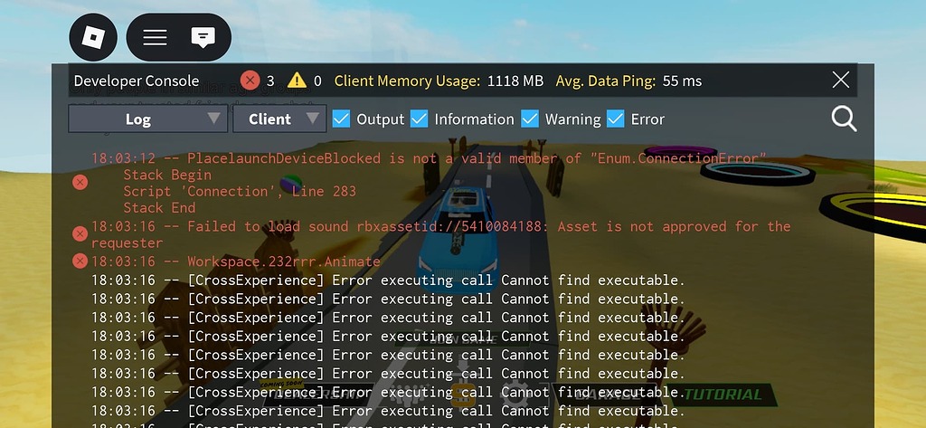 What does this error mean? - Scripting Support - Developer Forum | Roblox