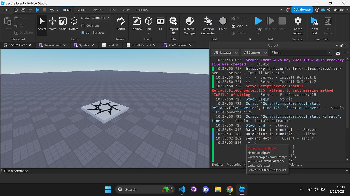 Installing a Directory from Github to Roblox Studio - Scripting Support ...