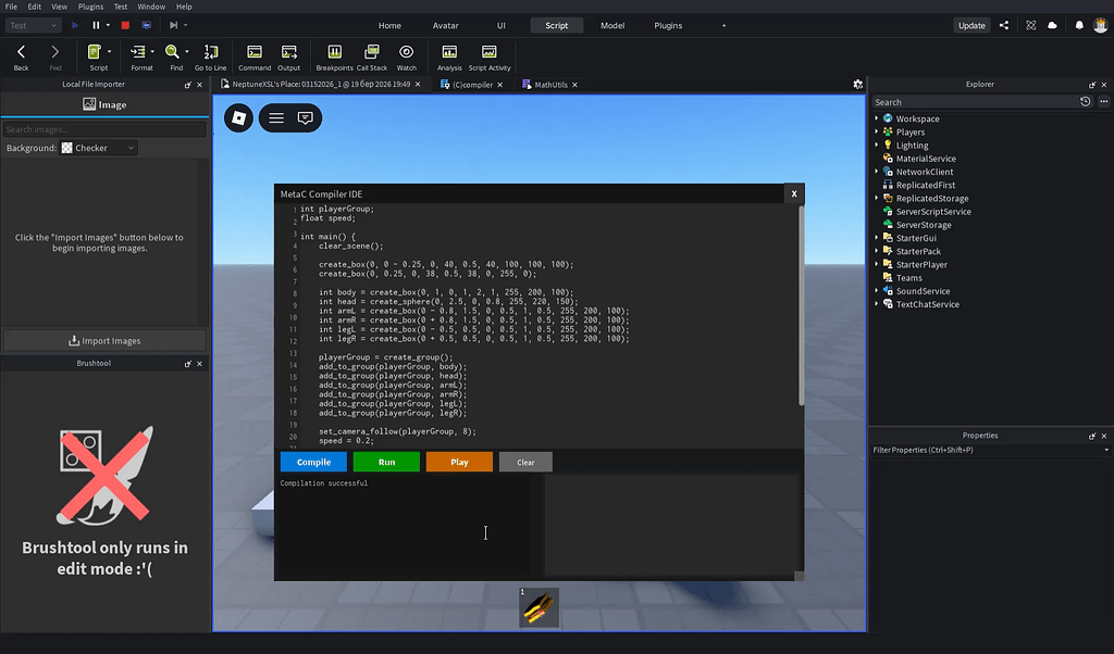 MetaC IDE UPDATE 3 - Creations Feedback - Developer Forum | Roblox