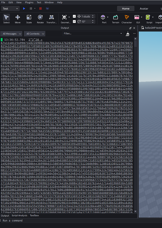 [1.3.1] helloGMP - Pure Luau Arbitrary Precision Math Library FOR ...