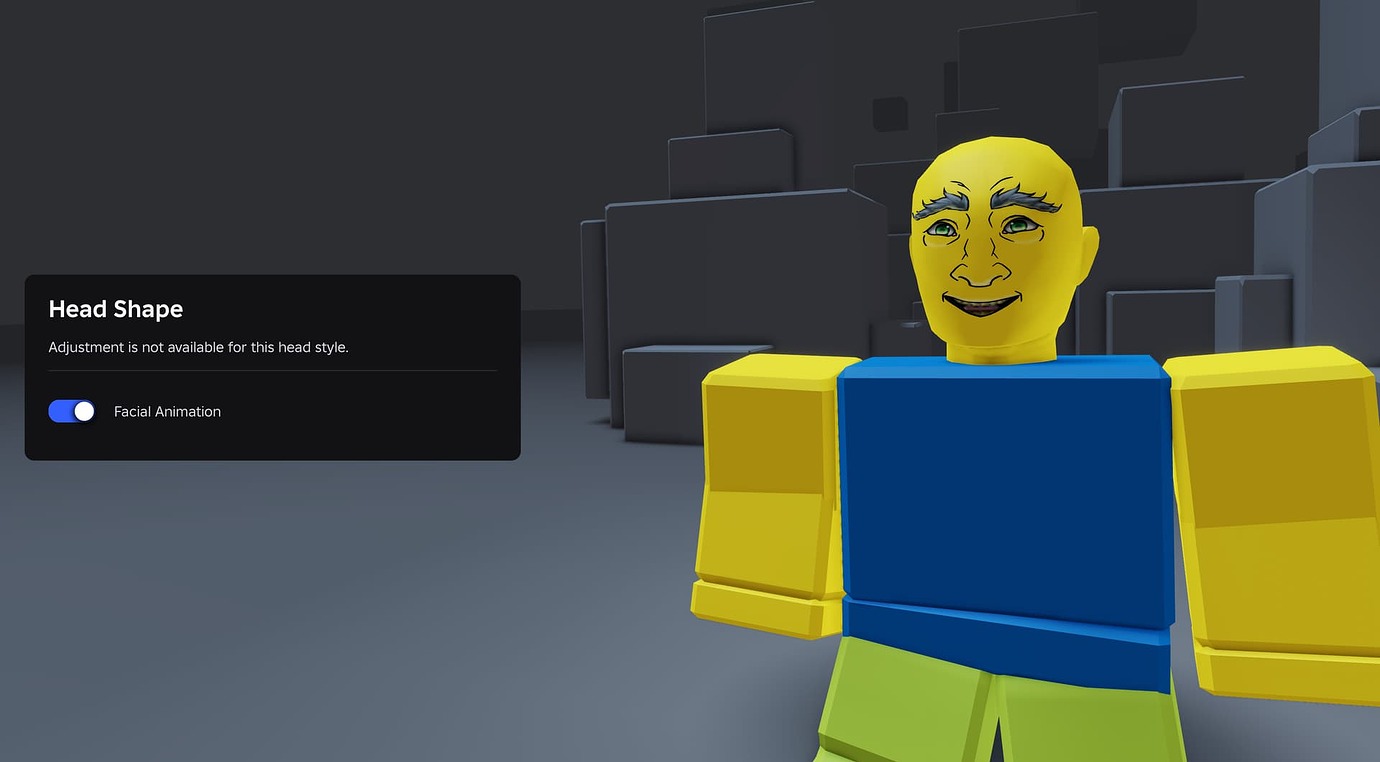 Every Single Classic Rthro Face is not head-shape swappable - Catalog ...