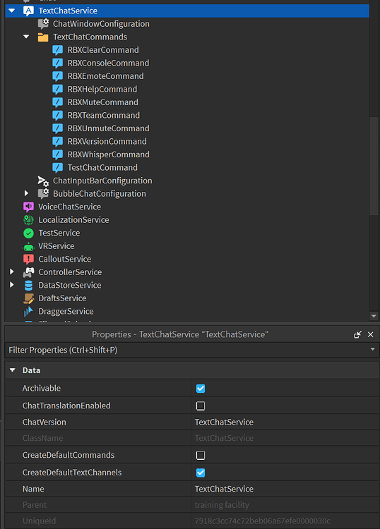 Are TextChatCommands broken? - Platform Usage Support - Developer Forum ...
