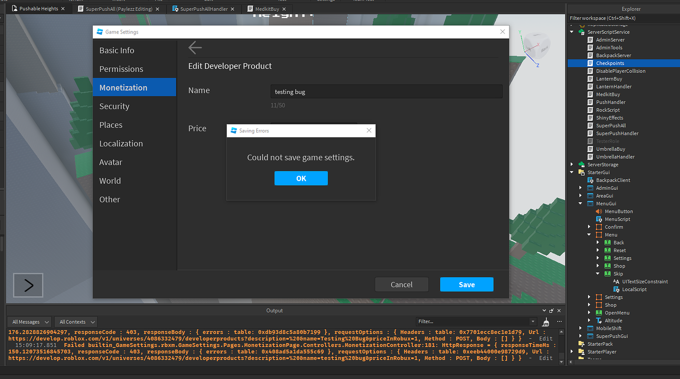 Problem with Developer Products HELP - Scripting Support - Developer ...