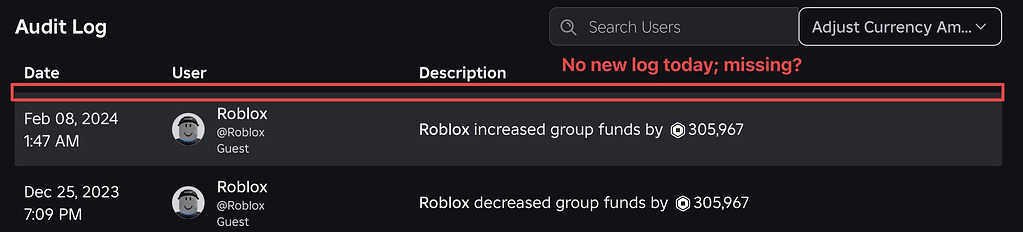 Group Funds Reduced - Platform Usage Support - Developer Forum | Roblox