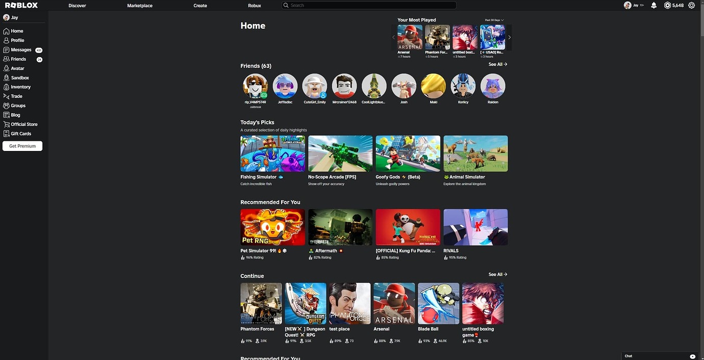 Roblox Website Using Old UI - Platform Usage Support - Developer Forum ...