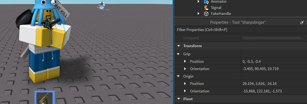 Set tool grip orientation with script - Scripting Support - Developer ...