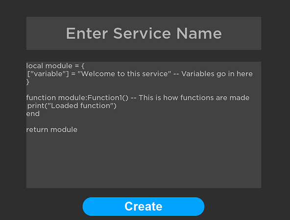 Service Creator V2 - Community Resources - Developer Forum | Roblox
