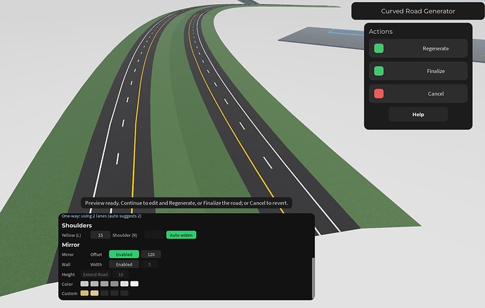 A 4-lane, grade-seperated highway