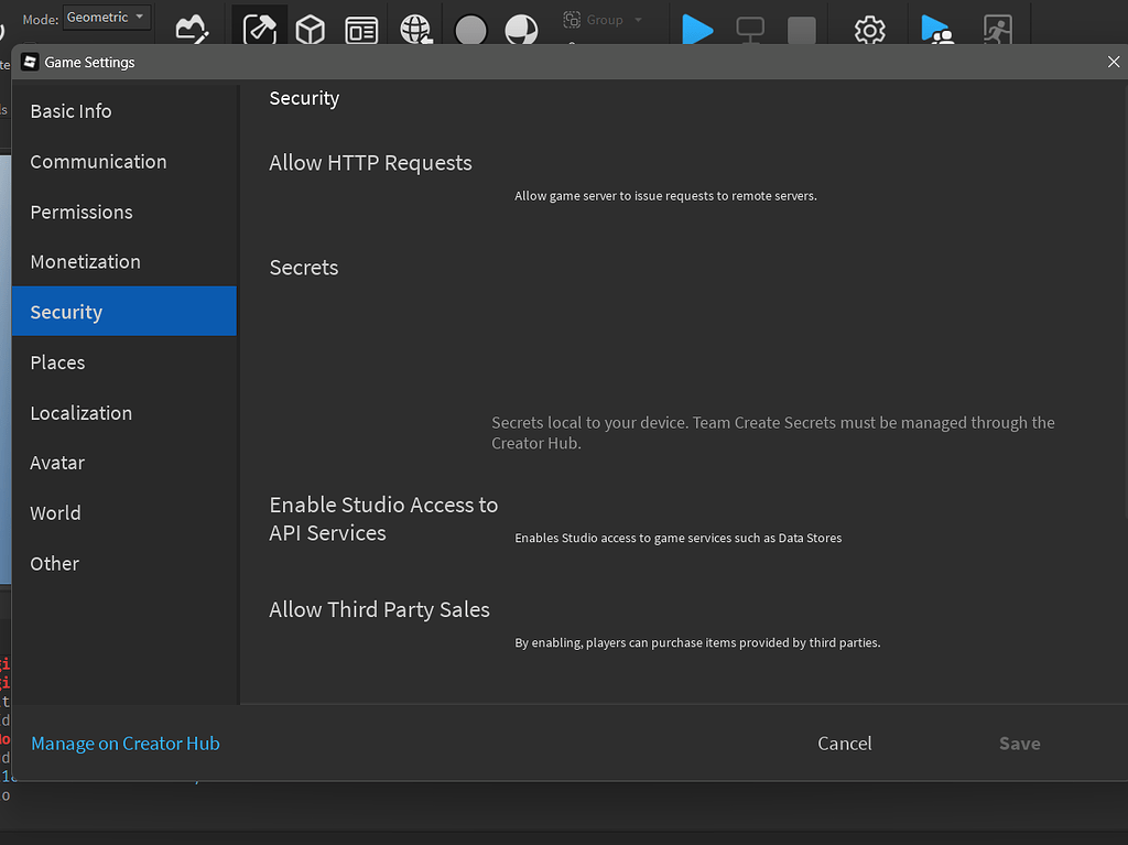 UI elements not showing for specific areas of Studio - Engine Bugs ...