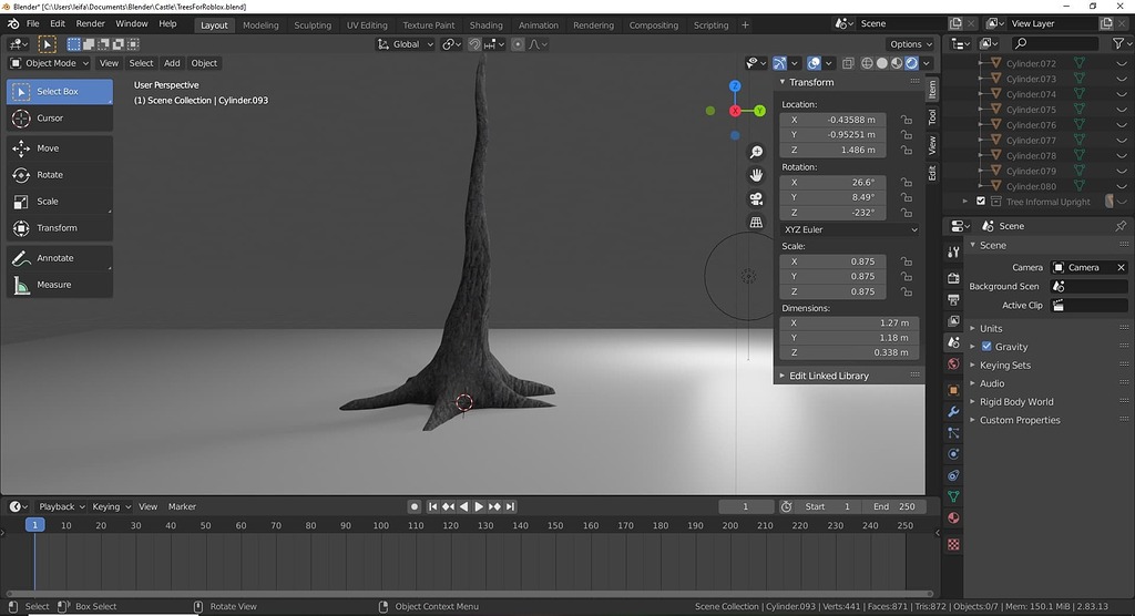 3D Importer / Blender question/Problem - Art Design Support - Developer ...