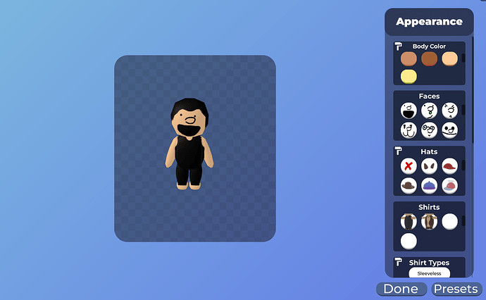 Character customization