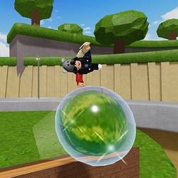 Player tricking on a ramp
