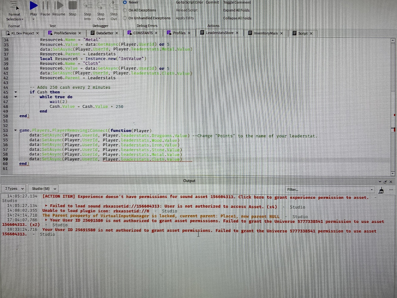 DataService Help Update - Scripting Support - Developer Forum | Roblox