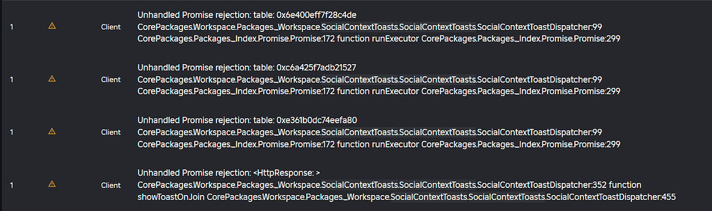 SocialContextToasts - CorePackages - Studio Bugs - Developer Forum | Roblox