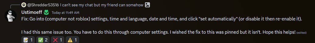 Chat Bubbles Don't Disappear/Show - Engine Bugs - Developer Forum | Roblox