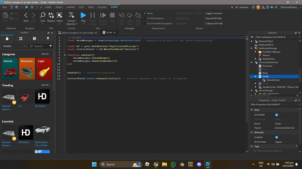 Help with map reset system - Scripting Support - Developer Forum | Roblox