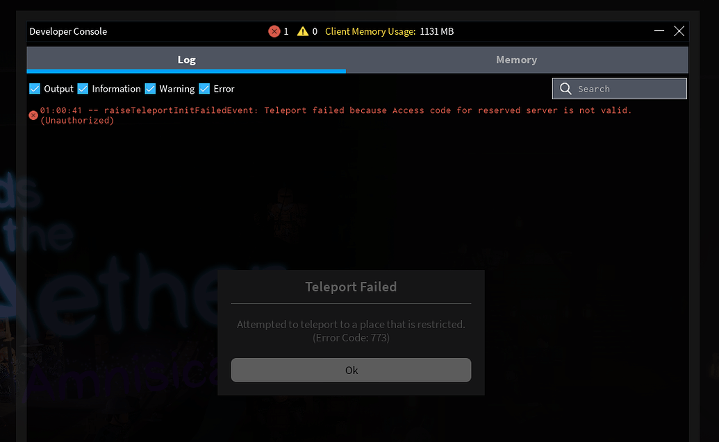 Reserved Servers Inaccessible Across Games - Engine Bugs - Developer ...