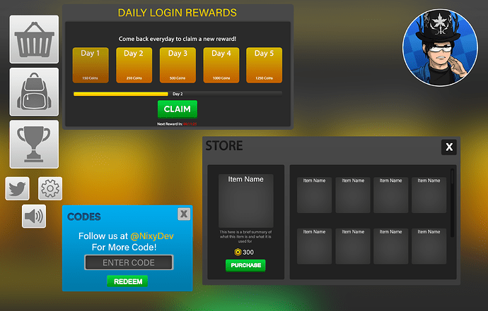 2nd Ui Set