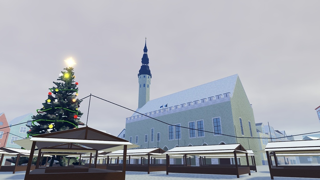 Christmas decorated city - Creations Feedback - Developer Forum | Roblox