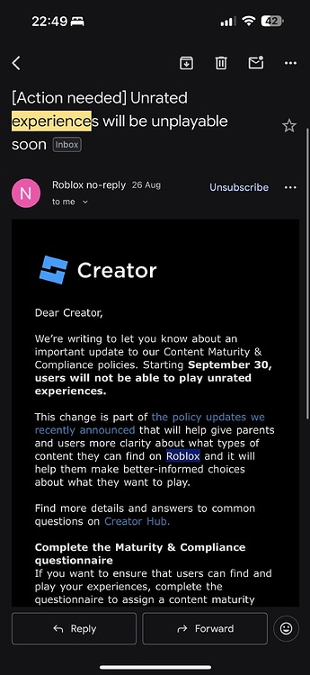Wrongly banned by an automated system, implying an alt account was used ...
