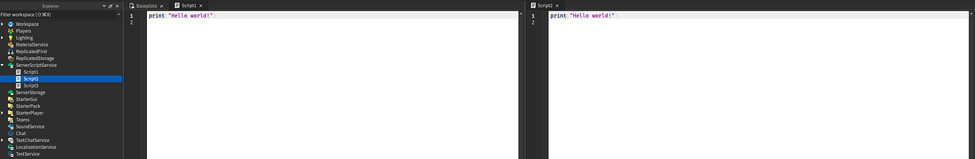 Script editor window resizing itself when opening new script - Studio ...