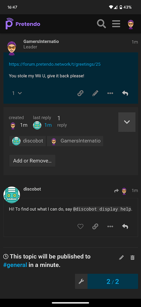 Automatic publication of posts - Forum Features - Developer Forum | Roblox