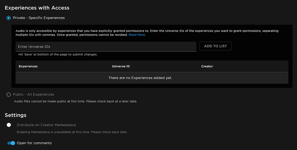 How are people making they're audio public? - Platform Usage Support ...