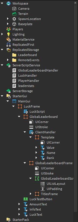 Global leaderboard gui problem! - Scripting Support - Developer Forum ...