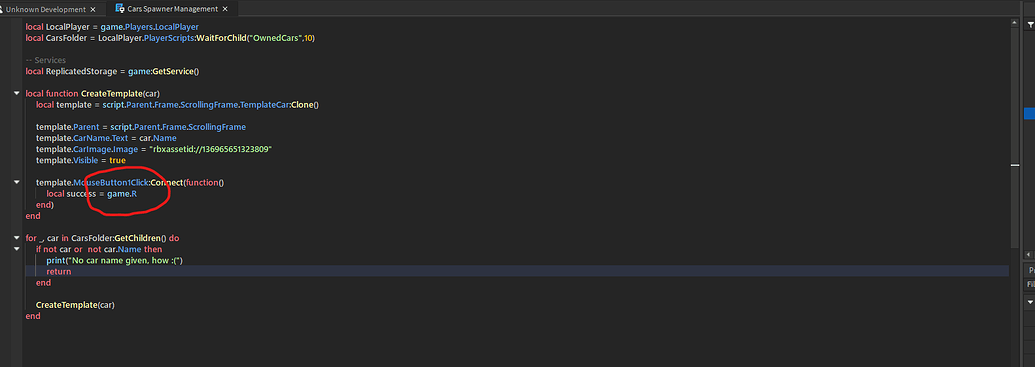 No error in script editor for missing statement - Studio Bugs ...