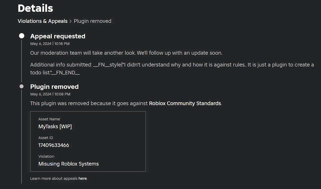 No reply for appeal in 9 days - Platform Usage Support - Developer ...