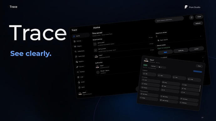 Trace — See clearly.