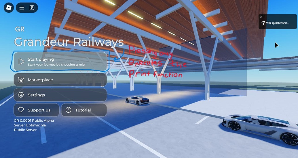 Returning to player camera not working - Scripting Support - Developer ...