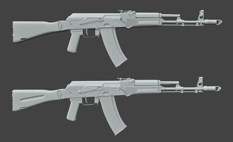 Roblox R74 AK-74M - Game Ready Asset - Creations Feedback - Developer Forum | Roblox