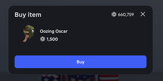 Example 2 - Roblox Limited Item (same issue)