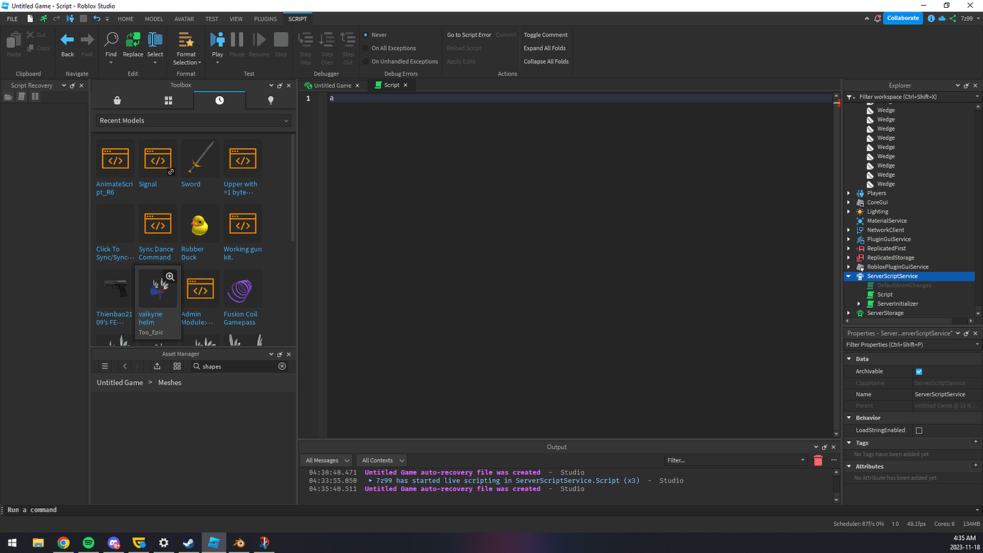 Script editor underline nearly invisible after opening studio on 1440p ...