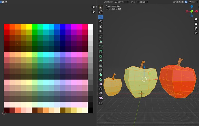 apples UV texture