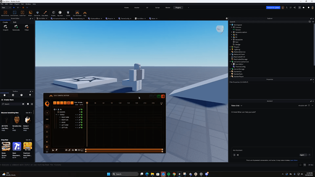 Sun Animator - Timelines, Snapping,IK,FK, Physics,Lattice Modifier And ...