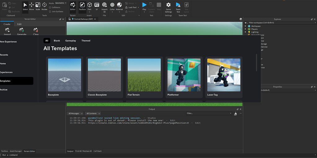 Place selection menu stuck open - Studio Bugs - Developer Forum | Roblox