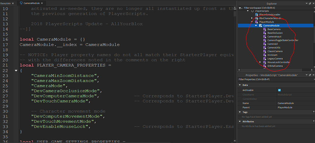 Locking part to camera - Scripting Support - Developer Forum | Roblox