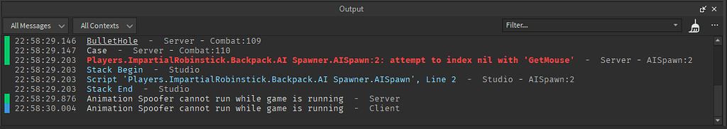 Attempt to index nil - Scripting Support - Developer Forum | Roblox