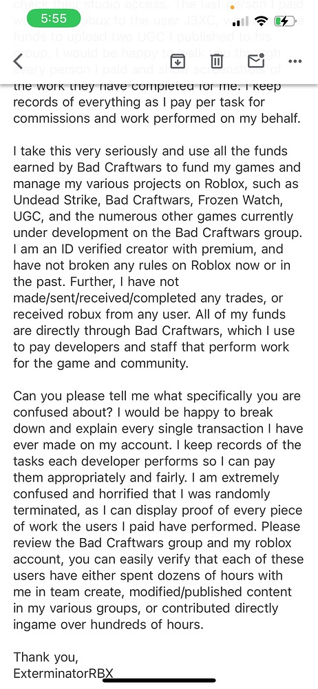 Account Falsely Terminated - Platform Usage Support - Developer Forum ...