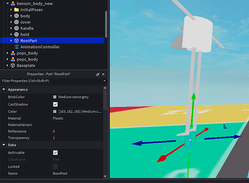 Imported rig does not have a "RootPart" - Art Design Support ...