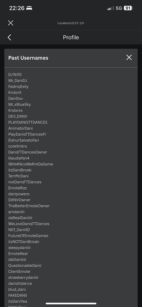 Seeing Past Usernames Mobile Bugs Developer Forum Roblox 2 462x1000 